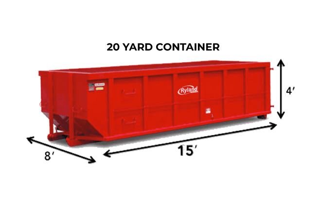 20 Yard Roll-Off Container