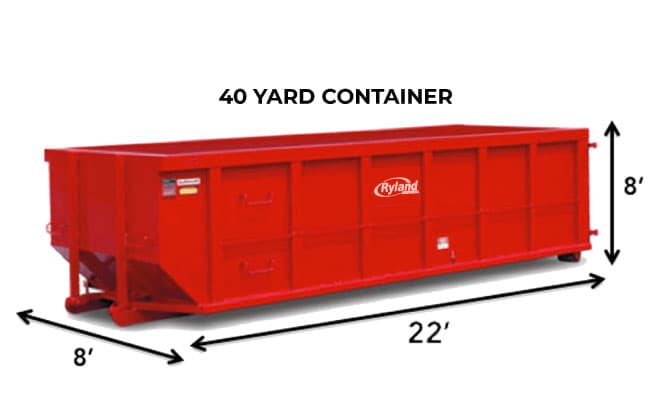 40 Yard Roll-Off Container