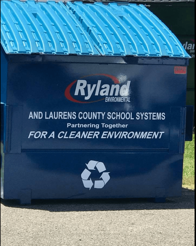 Ryland Environmental and Laurens County School Systems partnering for recycling